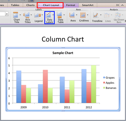 create a histogram on microsoft excell 2011 for mac